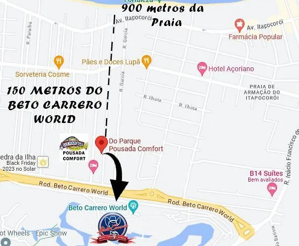 Do Parque Pousada Comfort Penha 